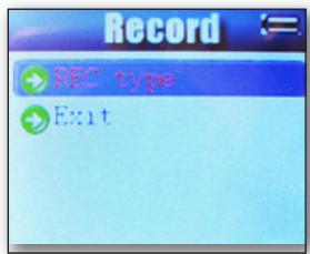 SWEEX MP608 - Réglages du mode enregistrement/lecture - 1