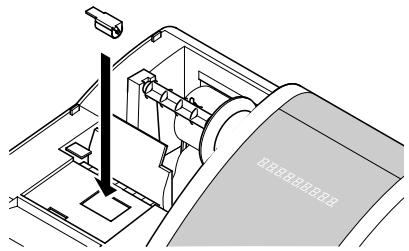 OLYMPIA CM 711 - Changement du rouleau encreur - 1