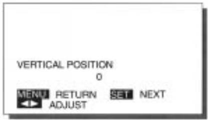 FUJITSU HTM-42A - LISTE DES PARAMÉTRES DE RÉGLAGE (CRITÈRE DE RÉGLAGE) POSITION VERTICALE - 4
