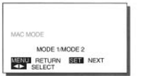 FUJITSU HTM-42A - Choisissez le paramètre de réglage. - 1