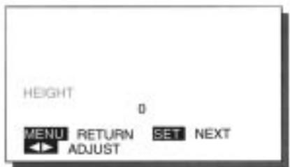 FUJITSU HTM-42A - Choisissez le paramètre de réglage. - 1