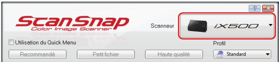 FUJITSU SCANSNAP IX100 - Modifier les paramètres de chaque scansnap - 1