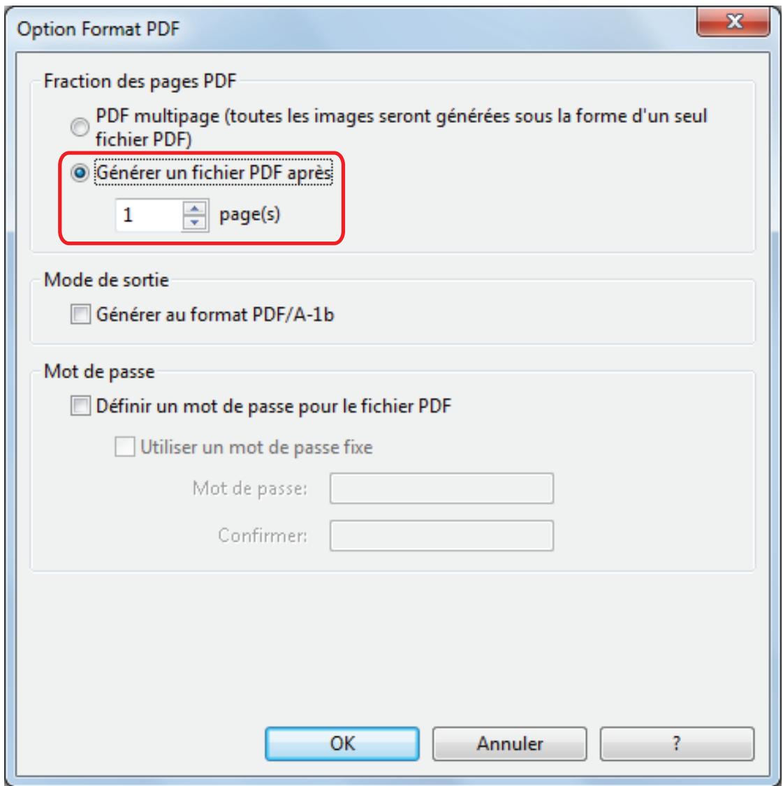 FUJITSU SCANSNAP IX100 - Sauvegarder les images dans plusieurs fichiers PDF - 2