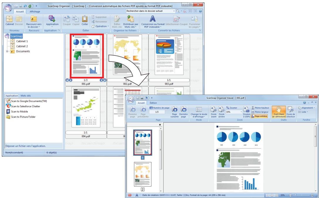 FUJITSU SCANSNAP IX100 - Démarrez scanSnap organizer viewer. - 1