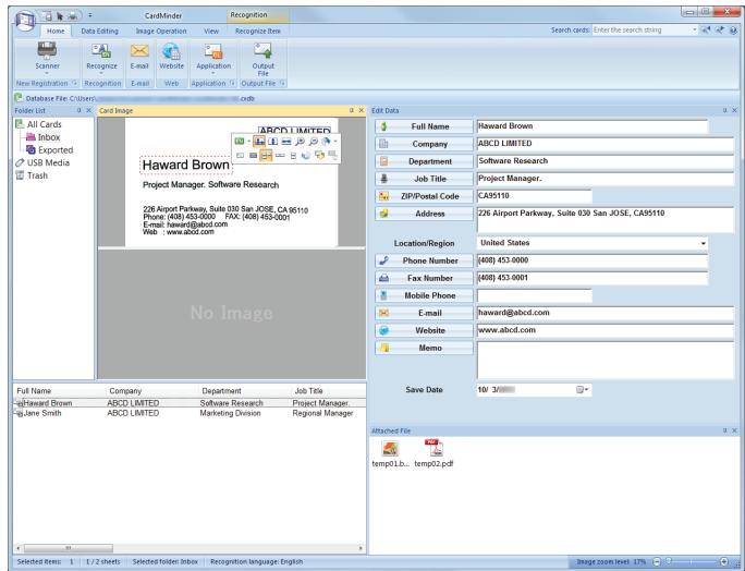 FUJITSU SCANSNAP IX100 - Utiliser cardminder - 2