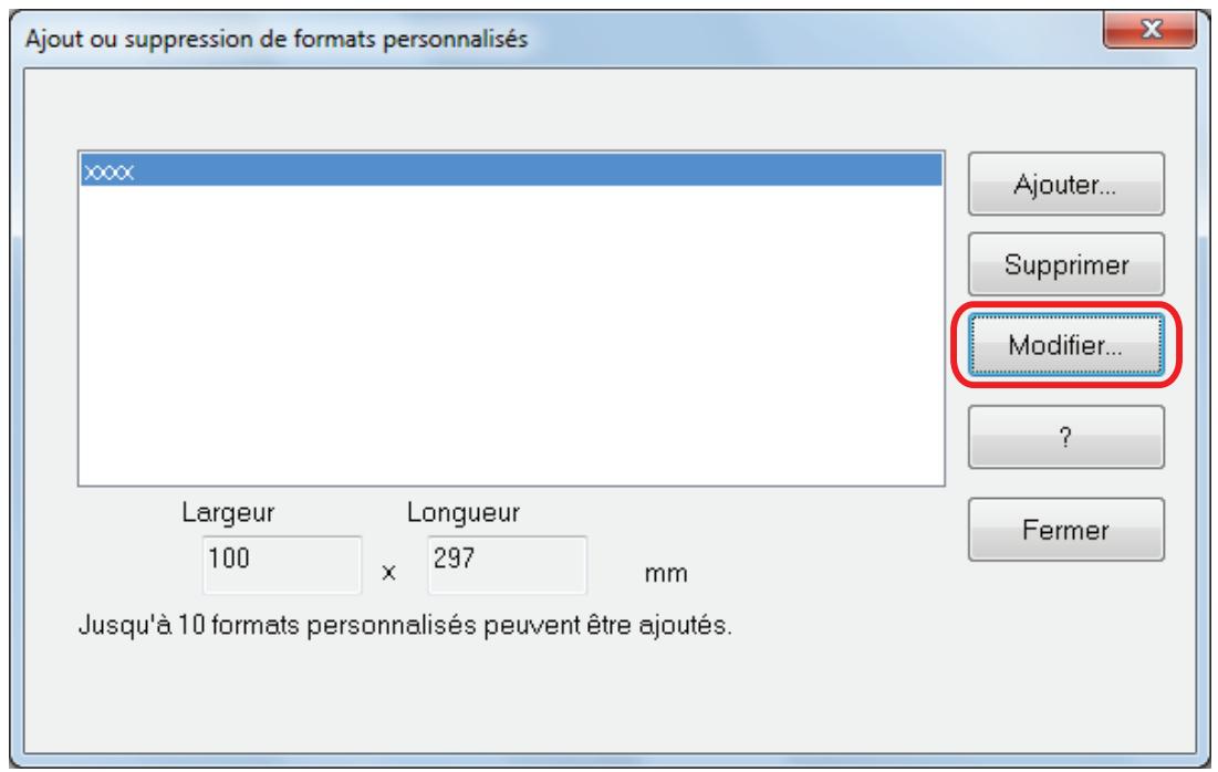 FUJITSU SCANSNAP IX100 - Modifier les paramètres du format de papier - 1