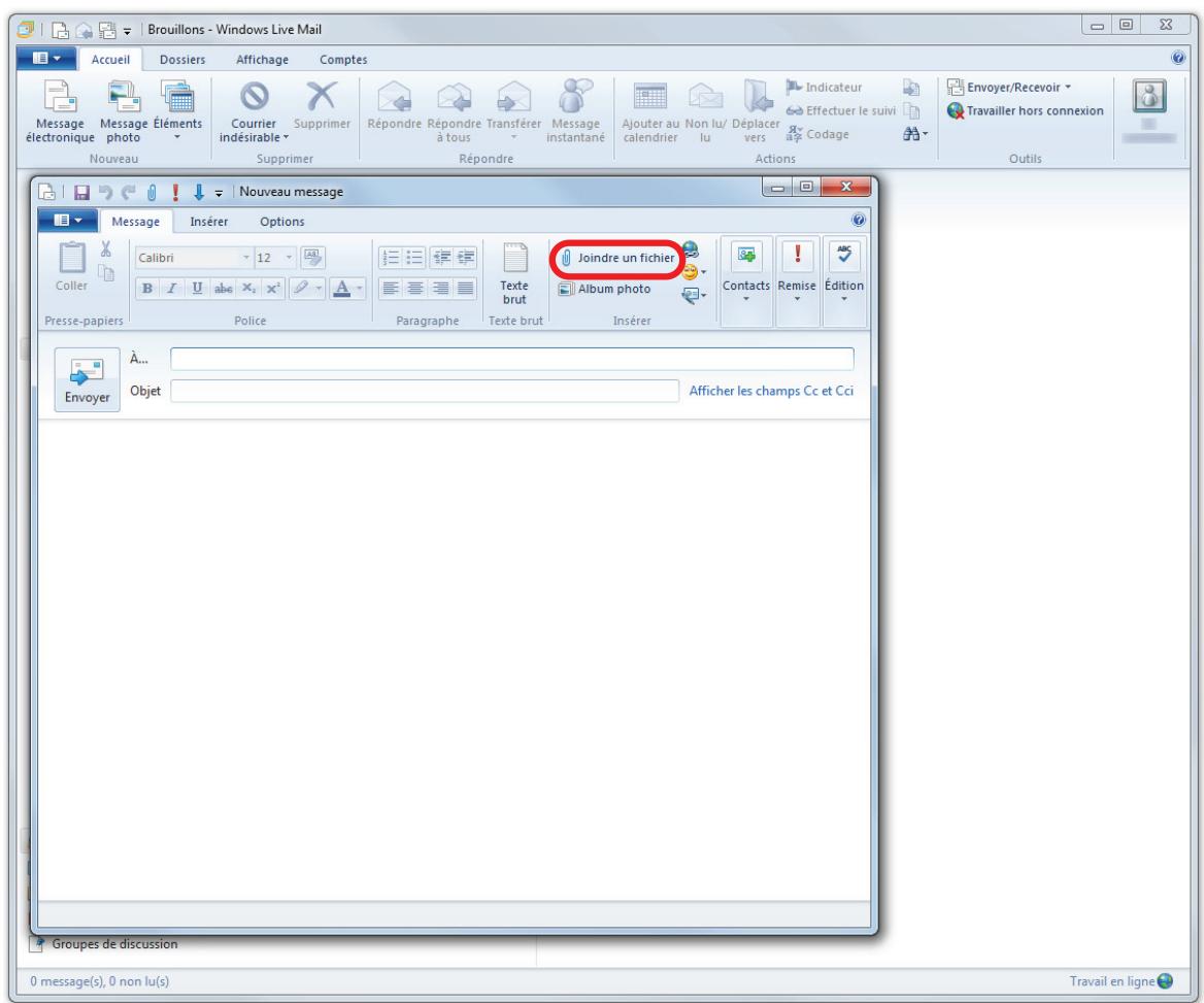 FUJITSU SCANSNAP IX100 - Cliquez sur le bouton [Joindre un fichier]. - 1