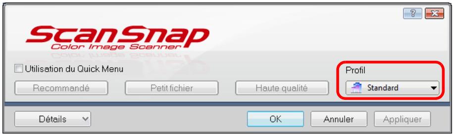 FUJITSU SCANSNAP S1100I - Gérer les profils - 2
