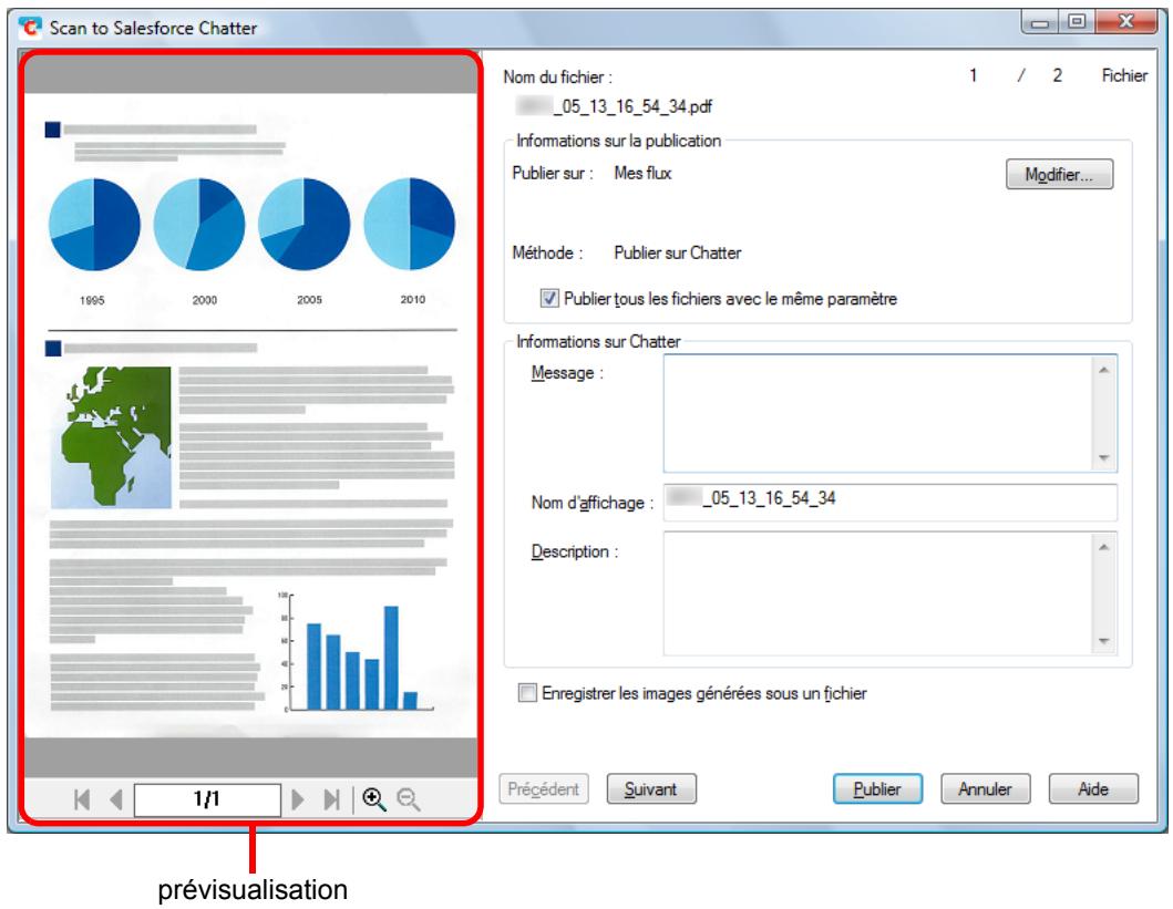 FUJITSU SCANSNAP S1100I - Confirmez l'image numérique dans le volet de prévisualisation. - 1