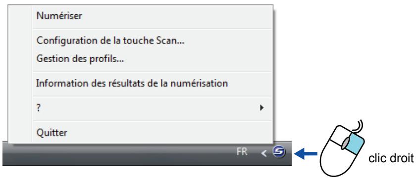 FUJITSU SCANSNAP S1100I - Le Menu cli c droit - 2