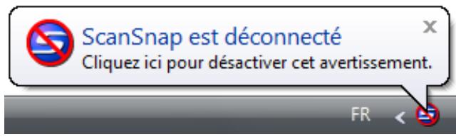 FUJITSU SCANSNAP S1100I - - lorsque le ScanSnap est eteint - 1