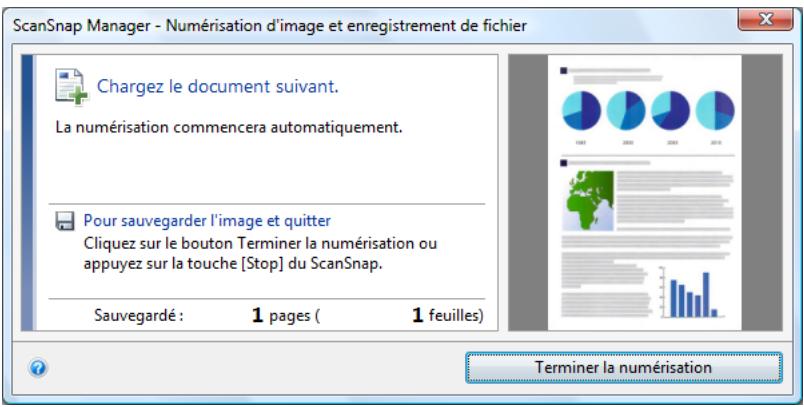 FUJITSU SCANSNAP S1100I - Appuyez sur la touche [Scan/Stop] du ScanSnap pour démarrer la numérisation. - 4