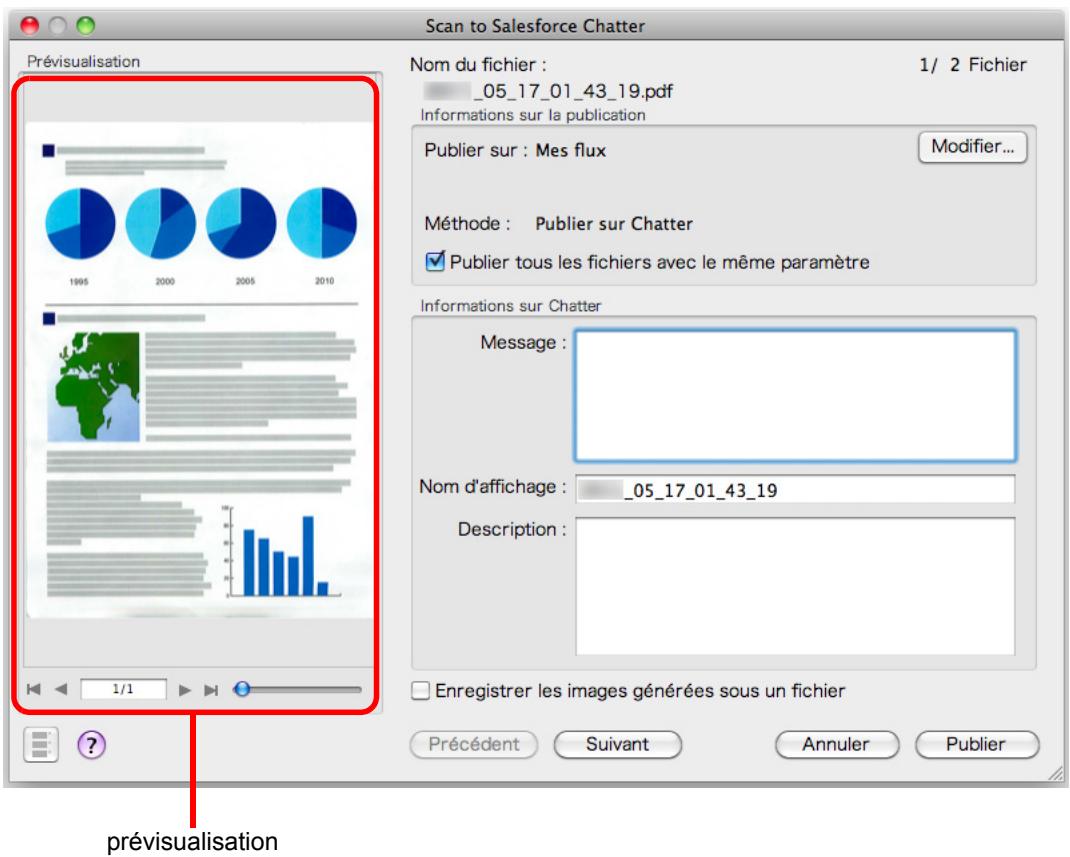 FUJITSU SCANSNAP S1100I - Confirmez l'image numérique dans le volet de prévisualisation. - 1