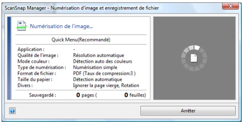 FUJITSU SCANSNAP S1100I - ■ Afficher la progression de la numérisation - 1