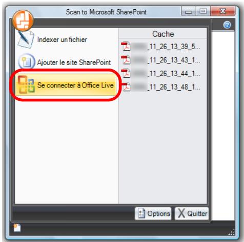 FUJITSU SCANSNAP S1100I - - Enregister dans Office Live - 2
