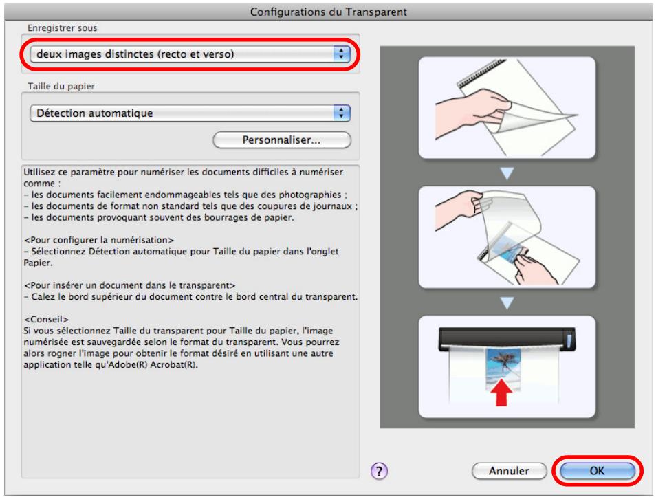 FUJITSU SCANSNAP S1100I - Sélectionnez deux images distinctes (recto et verso) dans Enregistrer sous. - 1