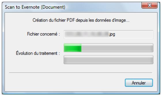 FUJITSU SCANSNAP S1100I - Appuyez sur la touche [Scan/Stop] du ScanSnap pour terminer la numérisation. - 1