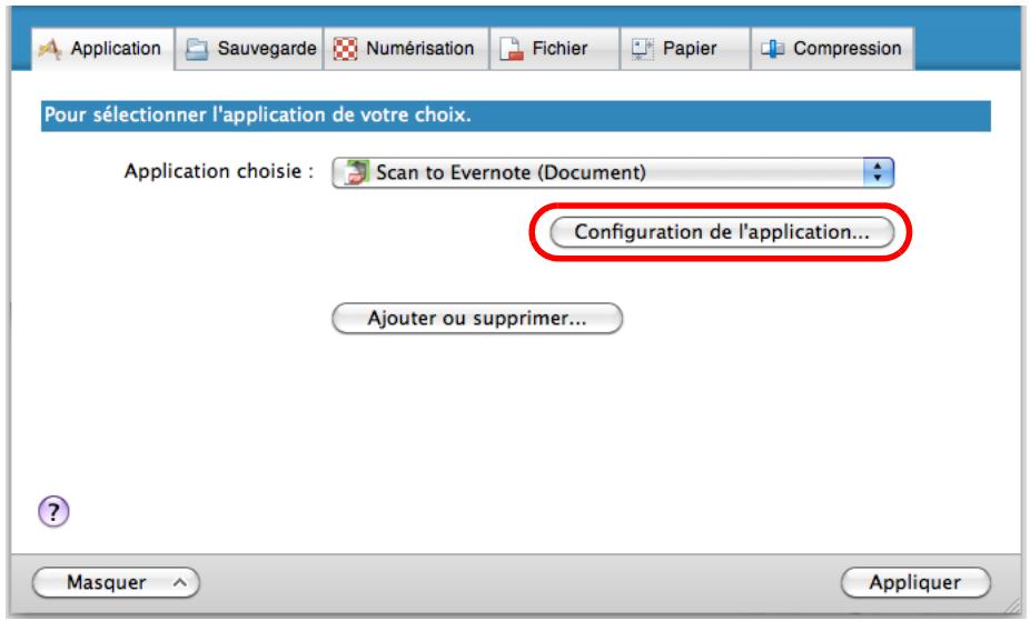 FUJITSU SCANSNAP S1100I - Modifiez les paramètres de Scan to Evernote (Document). (Ou rendez-vous à l'objet 4.) - 1