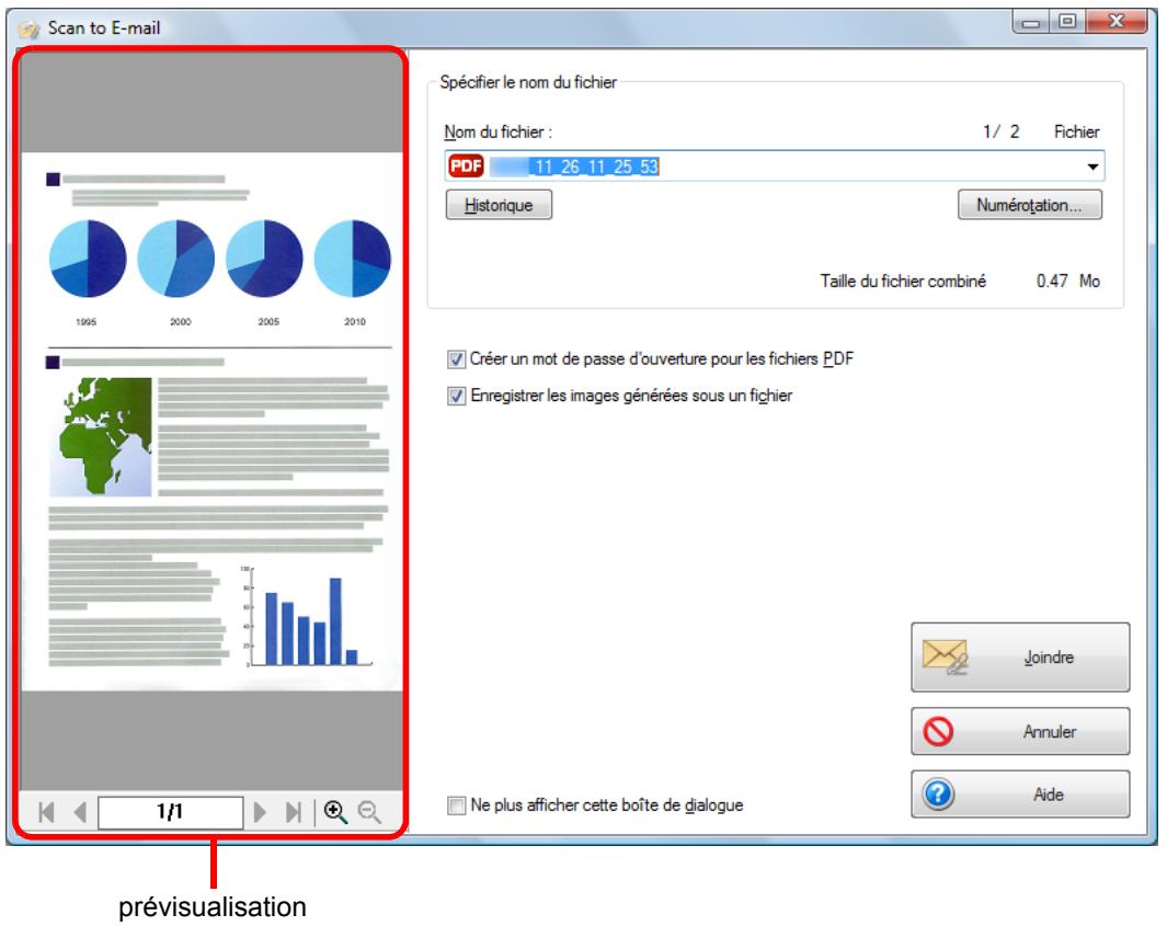 FUJITSU SCANSNAP S1100I - Confirmez l'image numérique dans le volet de prévisualisation. - 1