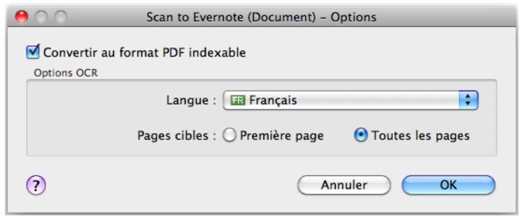 FUJITSU SCANSNAP S1300I,  SCANSNAP S1300I DELUXE - Modifiez les paramètres de Scan to Evernote (Document). (Ou rendez-vous à l'objet 4.) - 2