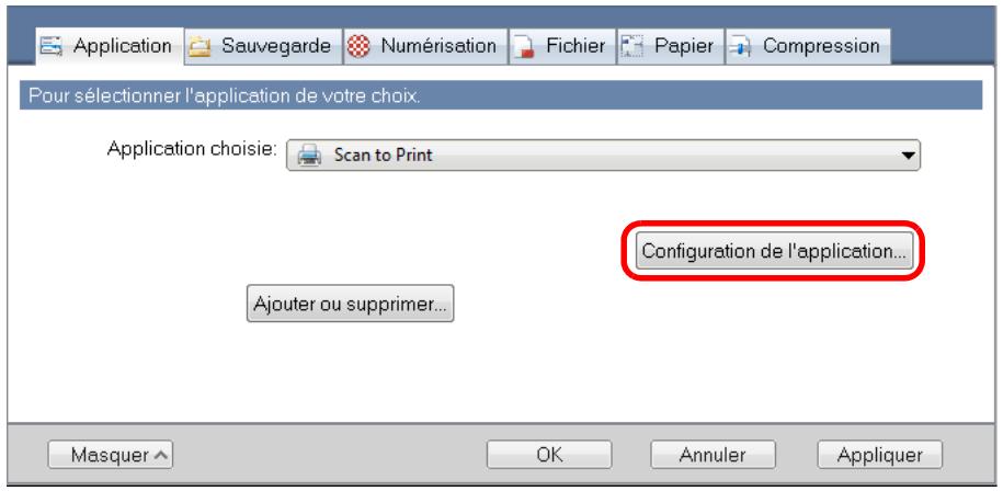FUJITSU SCANSNAP S1300I,  SCANSNAP S1300I DELUXE - Modifiez les paramètres de Scan to Print. (Ou rendez-vous à l'objet 4.) - 1