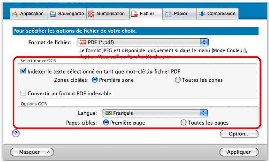 FUJITSU SCANSNAP S1300I,  SCANSNAP S1300I DELUXE - Cochez la case Indexer le texte sélectionné en tant que mot-clé du fichier PDF. - 1