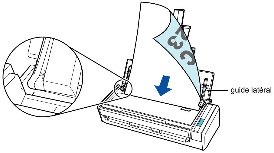 FUJITSU SCANSNAP S1300I, SCANSNAP S1300I DELUXE - Placez les documents sur le plateau d'alimentation de l'AAD (covercle). - 1