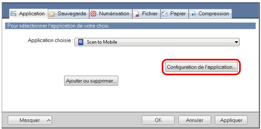 FUJITSU SCANSNAP S1300I,  SCANSNAP S1300I DELUXE - Modifiez les paramètres de Scan to Mobile. (Ou rendez-vous à l'objet 4.) - 1
