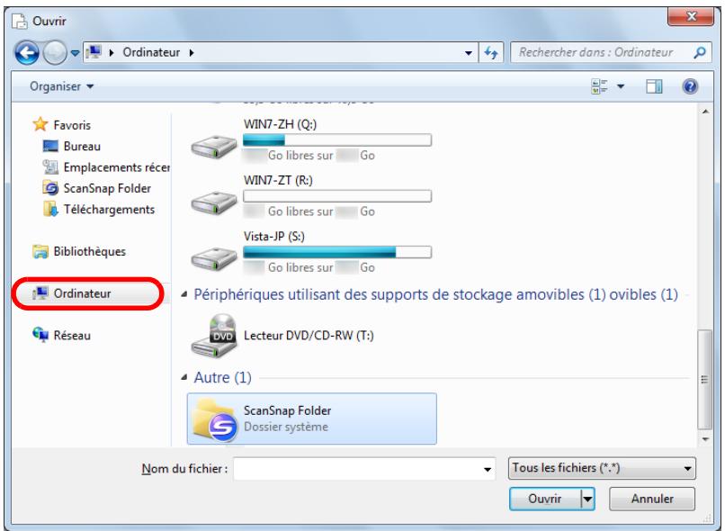 FUJITSU SCANSNAP S1300I, SCANSNAP S1300I DELUXE - Cliquez sur Ordinateur (Poste de travail avec Windows XP). - 1
