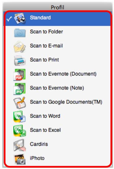 FUJITSU SCANSNAP S1300I,  SCANSNAP S1300I DELUXE - Sélectionnez un profil. - 2