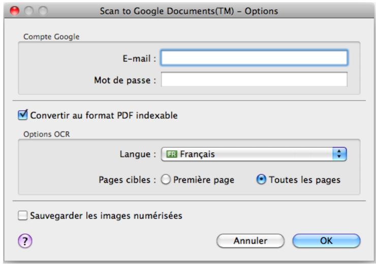 FUJITSU SCANSNAP S1300I,  SCANSNAP S1300I DELUXE - Modifiez les paramètres de Scan to Google Documents(TM). (Ou rendez-vous à l' étape 4.) - 2