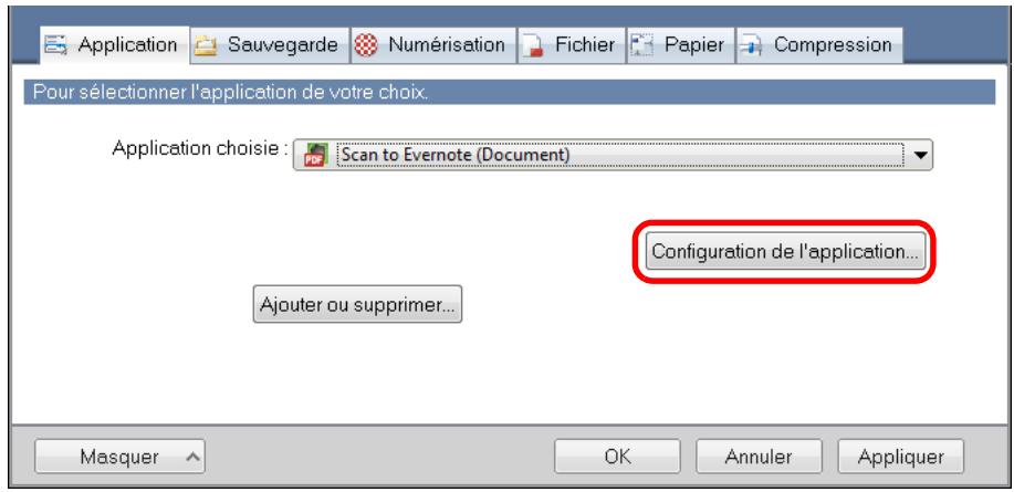 FUJITSU SCANSNAP S1300I,  SCANSNAP S1300I DELUXE - Modifiez les paramètres de Scan to Evernote (Document). (Ou rendez-vous à l' étape 4.) - 1