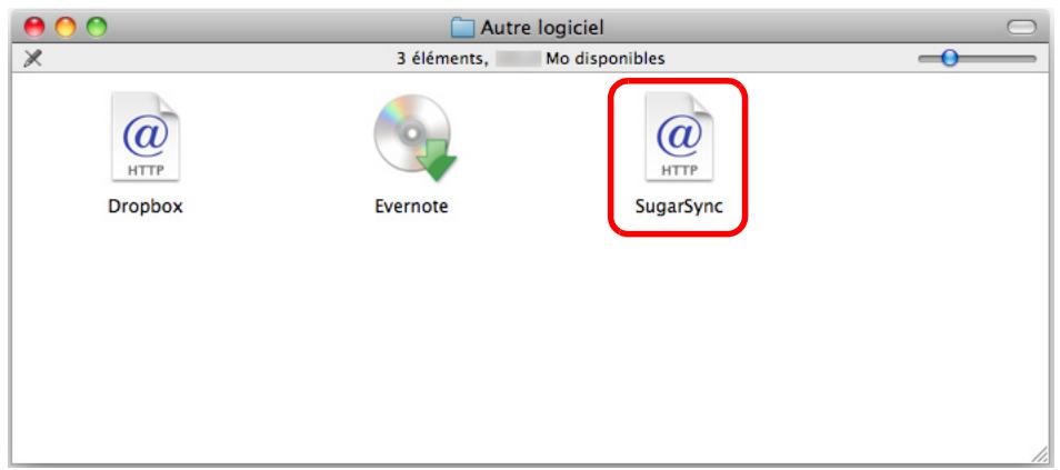 FUJITSU SCANSNAP S1300I,  SCANSNAP S1300I DELUXE - Double-cliquez sur l'icone SugarSync. - 1
