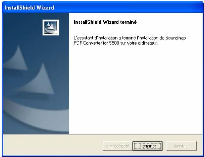 FUJITSU SCANSNAP S500 - Installation de PDF Converter - 2