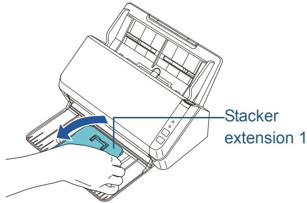FUJITSU SP-1120 - Setting Up the Stacker - 3