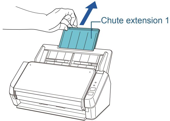 FUJITSU SP-1125 - Setting Up the ADF Paper Chute (Feeder) - 1