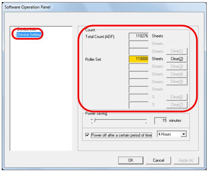 FUJITSU SP-1130 - ■Checking the sheet counters - 1