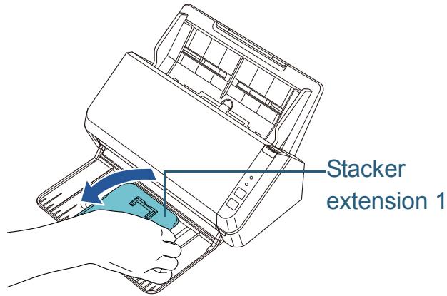 FUJITSU SP-1130 - Setting Up the Stacker - 3