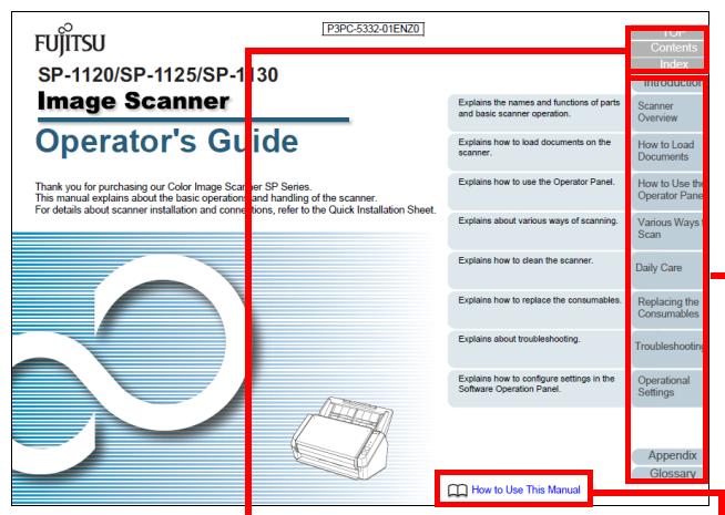 FUJITSU SP-1130 - How to Use This Manual - 1