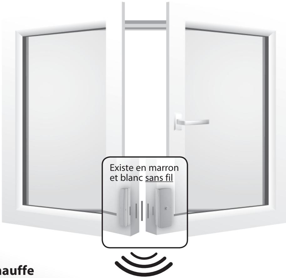 ROTHELEC CHAUFFAGE ECO-ELECTRIQUE - Détector d'ouverture porte/fenêtre (DO) - 1