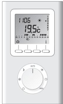ROTHELEC ECO-ELECTRIQUE R2012G - Association d'un thermostat sans fil calculable THP et d'un radiateur - 1