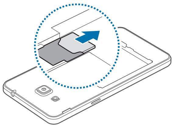 SAMSUNG GALAXY GRAND PRIME 4G 5 POUCES - SM-G531F - Retirer la carte SIM ou USIM et la batterie - 2