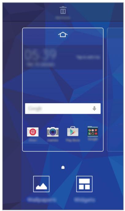 SAMSUNG GALAXY GRAND PRIME 4G 5 POUCES - SM-G531F - Options de l'écran d'accueil - 2
