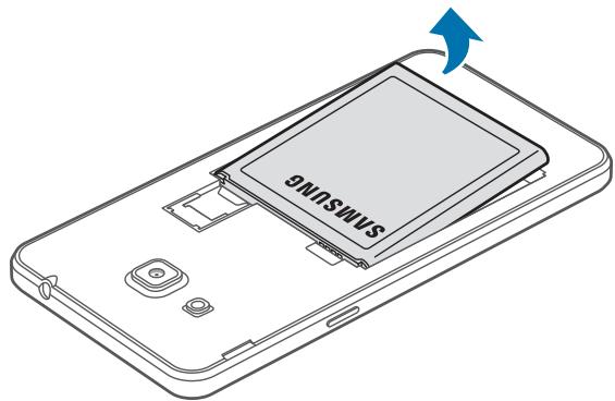 SAMSUNG GALAXY GRAND PRIME 4G 5 POUCES - SM-G531F - Retirer la carte SIM ou USIM et la batterie - 1