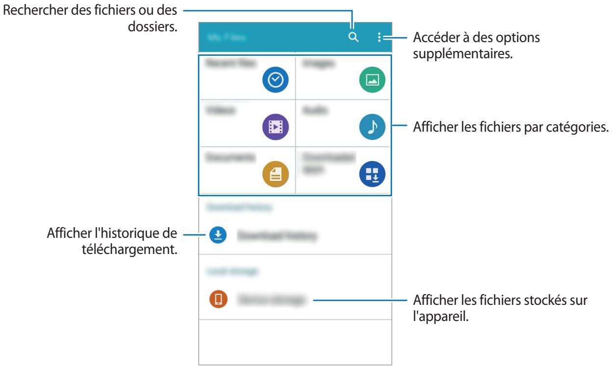 SAMSUNG GALAXY GRAND PRIME 4G 5 POUCES - SM-G531F - Mes fichiers - 1