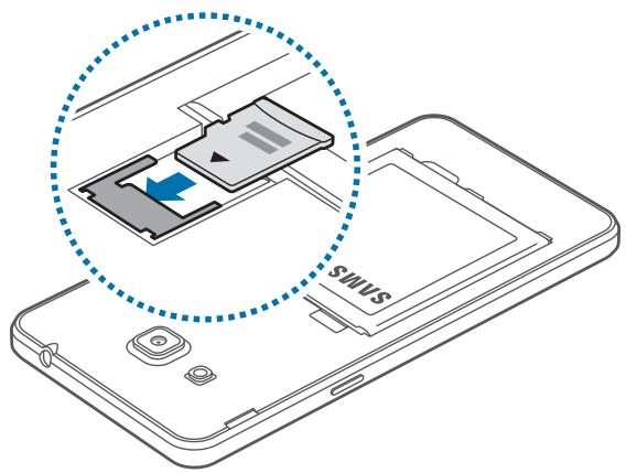 SAMSUNG GALAXY GRAND PRIME 4G 5 POUCES - SM-G531F - Installer une carte mémoire - 3