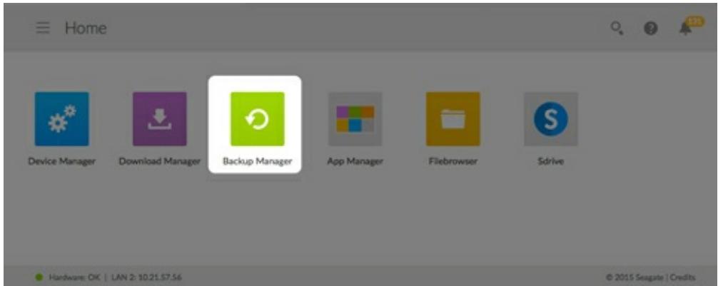 SEAGATE PERSONAL CLOUD - Gestionnaire de sauvegarde - 1