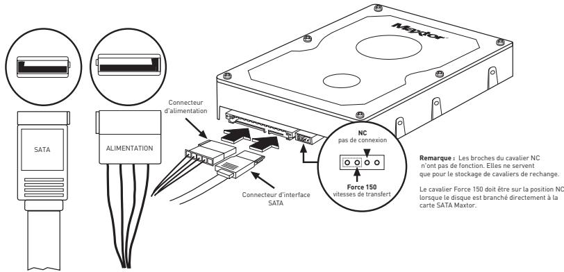 SEAGATE SATA300 PCI CARD - Connexion d'un disque dur SATA - 1