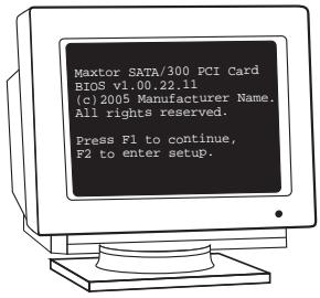 SEAGATE SATA300 PCI CARD - Überprüfend der BIOS-Anzeige - 2