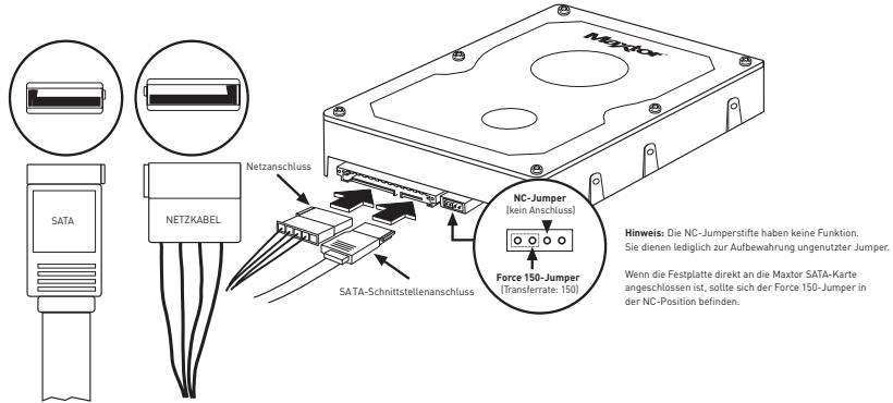 SEAGATE SATA300 PCI CARD - Anschlieben einer SATA-Festplatte - 1